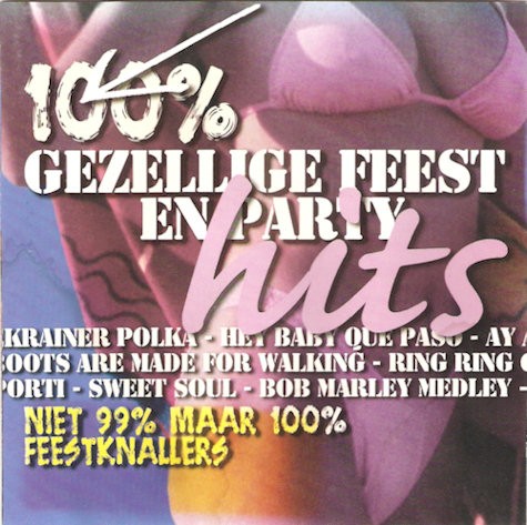 VARIOUS - 100% GEZELLIGE FEEST & PARTYHITS - cd