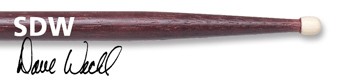 VIC FIRTH DW DAVE WECKL - DRUMSTOKKEN HICKORY SIGNATURE
