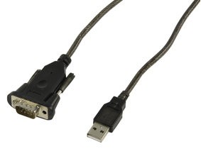 KONIG CABLE-146/2 2 METER - KABEL USB-RS232 SERIEEL OMVORMER
