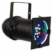 SHOWTEC 42435 - LED PAR 64 ZWART 1W RGB