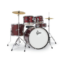 GRETSCH RENEGADE RUBY SPARKLE - DRUMSTEL 5-DELIG WIJNROOD + BEKKENS & KRUK