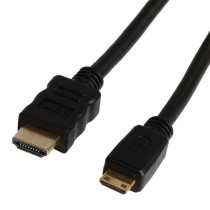 NEDIS VGVP34500B10 - KABEL HDMI H-SPEED + ETHERNET MINI M - 19P M 1.0MTR