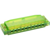 HOHNER TRANSLUCENT HARP C - MONDHARMONICA DIATONISCH GROEN