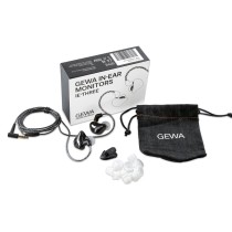 GEWA IE THREE - HOOFDTELEFOON IN-EAR 8MM DRIVER 119 DBSPL