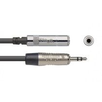 STAGG NAC3MPSMJSR DELUXE REAN - KABEL AUDIO JACK 3.5 VERLENG 3 METER