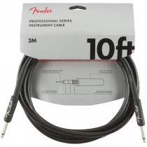 FENDER PROFESSIONAL SERIES 0990820024 - KABEL JACK 6.3 3 METER ZWART