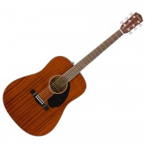 FENDER CD-60S ALL-MAHOGONY SOLID TOP - GITAAR WESTERN DREADNOUGHT MAHONIE