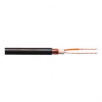 TASKER TASR-C114-BLK PER/MTR. - KABEL MICROFOON 2X0.25 ZWART