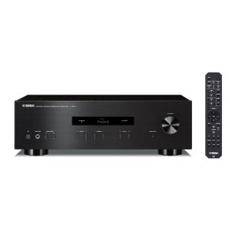 YAMAHA A-S201 BLACK INTEGRATED AMPLIFIER - VERSTERKER 2X 100W RMS 8 OHM + PHONO INPUT & REMOTE