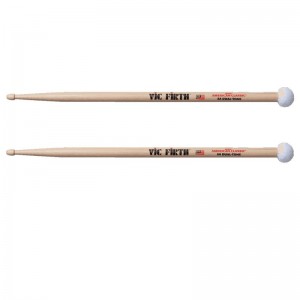 VIC FIRTH 5ADT DUAL-TONE - DRUMSTOKKEN 5A + VILTEN MALLET AAN ACHTEREINDE