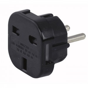 DAP UK TO SCHUKO PLUG ADAPTER - VERLOOP VAN BRITSE NAAR NL STEKKER