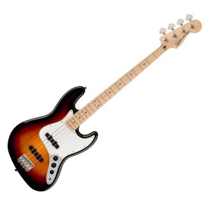 SQUIER JAZZ BASS AFFINITY MN WPG 3TS - BASGITAAR MAPLE FINGERBOARD 3-COLOR SUNBURST