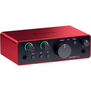 FOCUSRITE SCARLETT SOLO 4TH GEN - AUDIO INTERFACE USB 2 IN 1X XLR / 2 UIT