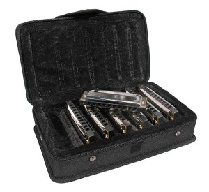 BELCANTO HRM-20-7 - BLUES HARP SET C-D-E-F-G-A-B + CASE